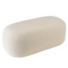 LEOPOLD - Bank van beige fijne bouclé stof LEOPOLD